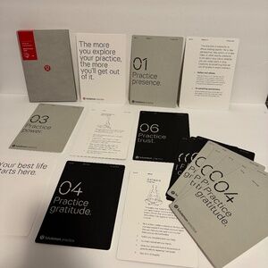 Lululemon Mindful Practice Cards for Personal Development- Mind & Body (Rare)